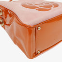 Chanel Camellia Pink Suede And Patent Leather Tote Bag