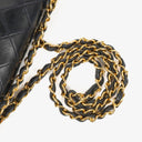 Chanel Classic Double Flap Bag Navy Quilted Lambskin With 24K Gold-Plated Hardware