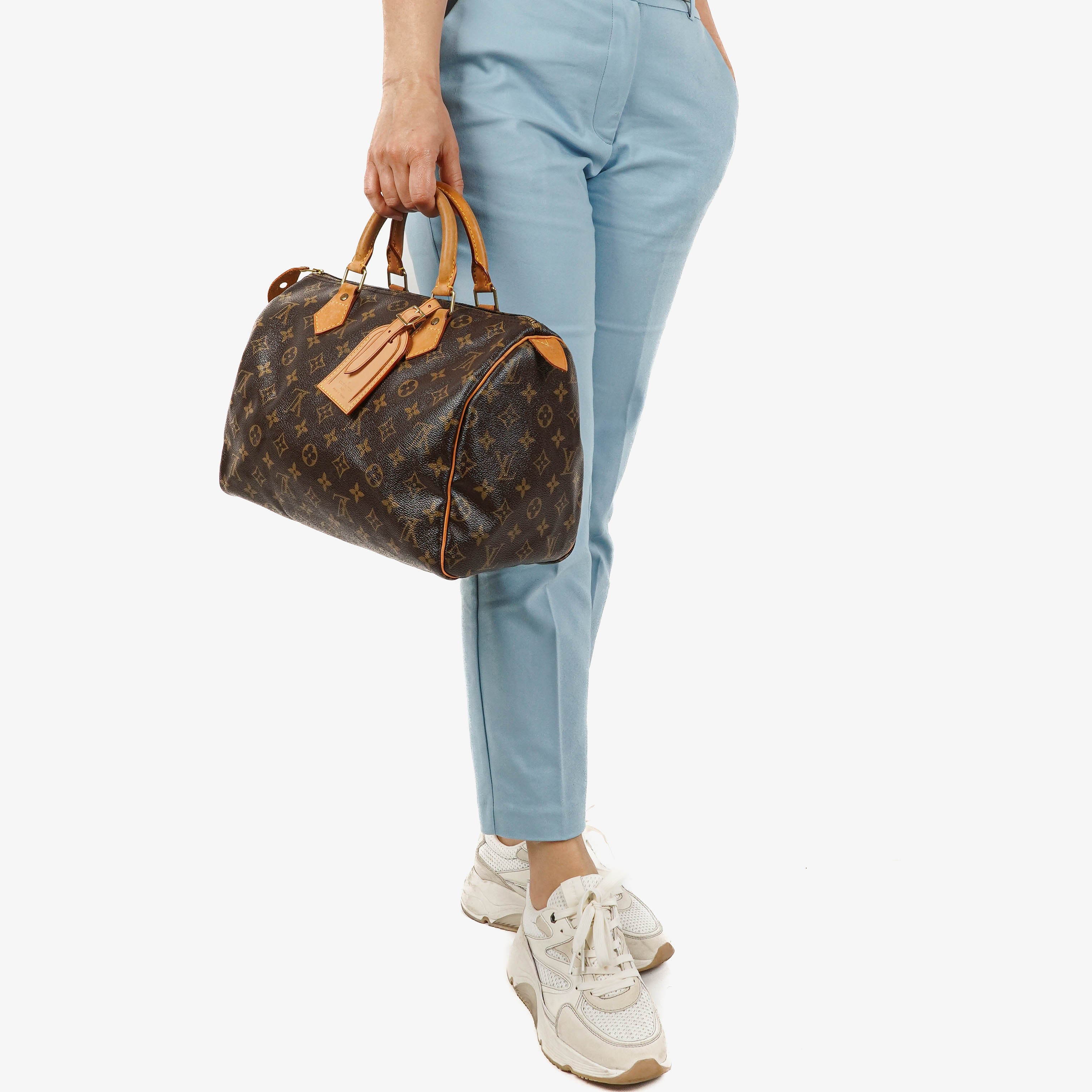 Louis Vuitton Speedy 30 Monogram Canvas Handbag