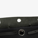 Hermes Herbag Canvas Vache Hunter Black 2 In 1 Bag