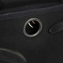 Hermes Herbag Canvas Vache Hunter Black 2 In 1 Bag