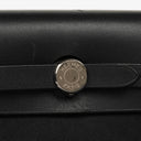 Hermes Herbag Canvas Vache Hunter Black 2 In 1 Bag