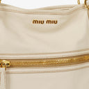Miu Miu Nappa Lux Cera Large Leather Shopping Bag