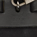 Hermes Herbag Canvas Vache Hunter Black 2 In 1 Bag