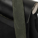 Hermes Herbag Canvas Vache Hunter Black 2 In 1 Bag