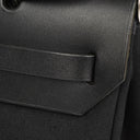Hermes Herbag Canvas Vache Hunter Black 2 In 1 Bag