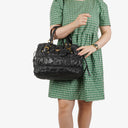 Prada Nappa Gaufre Nero Shoulder Bag