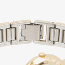 Yves Saint Laurent YSL Logo Two-Tone Stainless Steel Watch