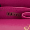 Chanel Classic Vintage Double Flap Bag Fuchsia Pink 24K Gold-Plated Hardware