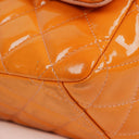 Chanel Jumbo Clasic Double Flap Patent Quilted Leather With Silver-tone Hardware