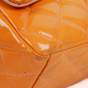 Chanel Jumbo Clasic Double Flap Patent Quilted Leather With Silver-tone Hardware