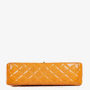 Chanel Jumbo Clasic Double Flap Patent Quilted Leather With Silver-tone Hardware