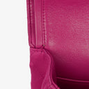 Chanel Classic Vintage Double Flap Bag Fuchsia Pink 24K Gold-Plated Hardware