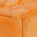 Chanel Jumbo Clasic Double Flap Patent Quilted Leather With Silver-tone Hardware