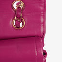 Chanel Classic Vintage Double Flap Bag Fuchsia Pink 24K Gold-Plated Hardware