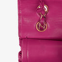 Chanel Classic Vintage Double Flap Bag Fuchsia Pink 24K Gold-Plated Hardware