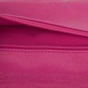 Chanel Classic Vintage Double Flap Bag Fuchsia Pink 24K Gold-Plated Hardware