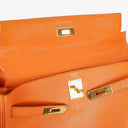 Hermès Kelly 32 Abricot Gulliver With Gold Hardware
