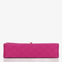 Chanel Classic Vintage Double Flap Bag Fuchsia Pink 24K Gold-Plated Hardware