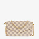 Louis Vuitton Felicie Pochette Damier Azur Canvas Bag