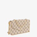 Louis Vuitton Felicie Pochette Damier Azur Canvas Bag
