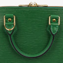 Louis Vuitton Green Epi Leather Alma PM Handbag