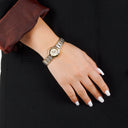 Yves Saint Laurent YSL Logo Two-Tone Stainless Steel Watch
