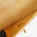 Chanel Medium Classic Vintage Double Flap-väska Beige Mocka 24K Guldpläterad Metall