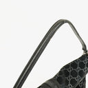 Gucci Black Jackie GG Suede Square Bag