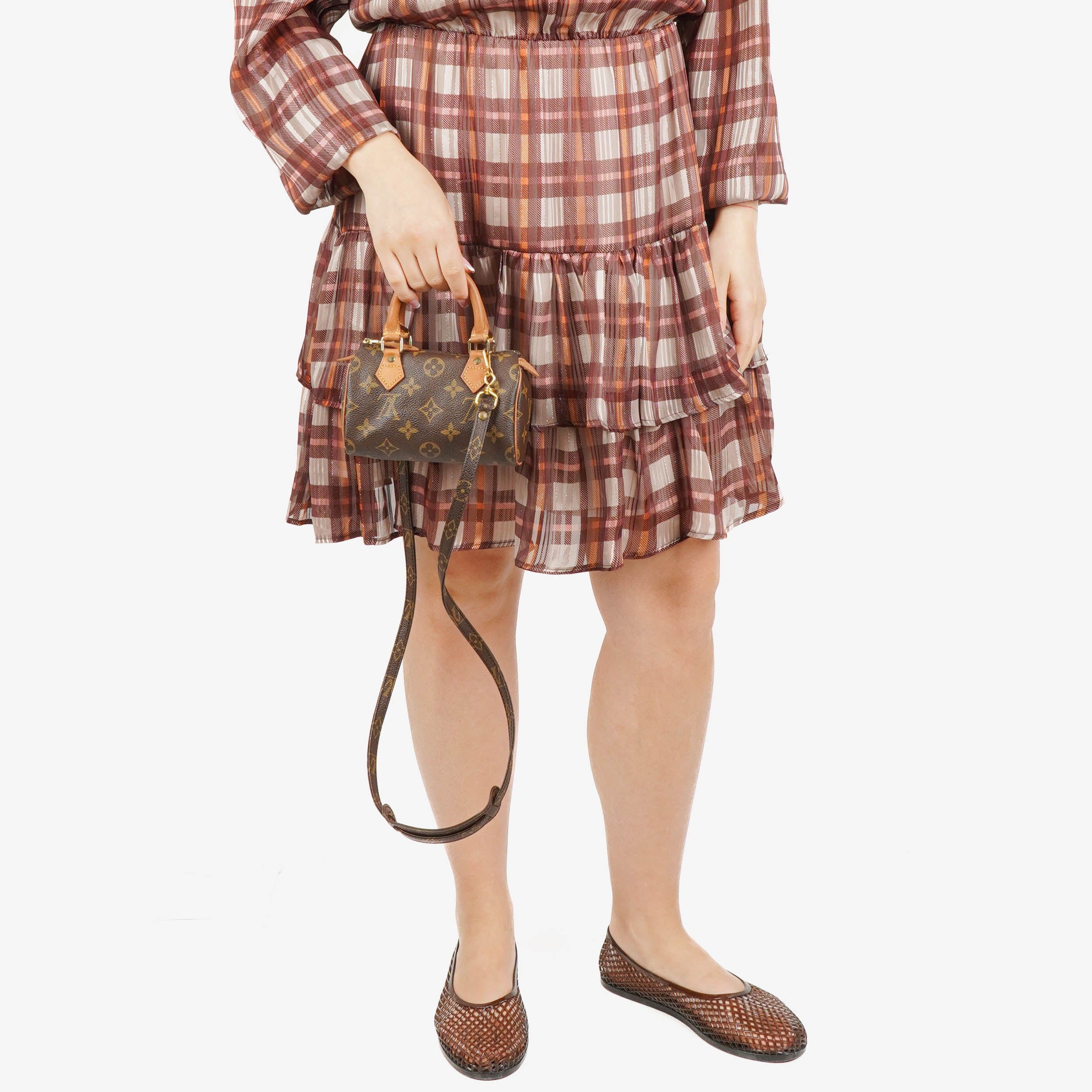 Louis Vuitton Nano Speedy Monogram Canvas Mini Bag