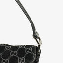 Gucci Black Jackie GG Suede Square Bag