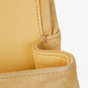 Chanel Medium Classic Vintage Double Flap-väska Beige Mocka 24K Guldpläterad Metall