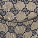 Gucci Monogram Charmy Web Handle Hobo Bag
