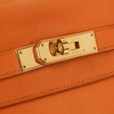 Hermès Kelly 32 Abricot Gulliver With Gold Hardware