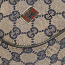 Gucci Monogram Charmy Web Handle Hobo Bag