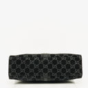 Gucci Black Jackie GG Suede Square Bag