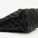 Gucci Black Jackie GG Suede Square Bag