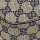 Gucci Monogram Charmy Web Handle Hobo Bag