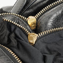Miu Miu Vitello Black Bow Satchel Bag
