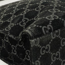 Gucci Black Jackie GG Suede Square Bag