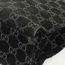 Gucci Black Jackie GG Suede Square Bag
