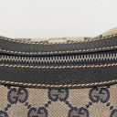 Gucci Monogram Charmy Web Handle Hobo Bag