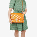 Chanel Jumbo Clasic Double Flap Patent Quilted Leather With Silver-tone Hardware