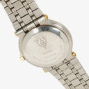 Gucci 9000 Round Stainless Steel Case With Gold-Tone Accents Watch