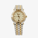 Gucci 9000 Round Stainless Steel Case With Gold-Tone Accents Watch