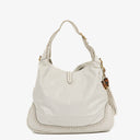 Gucci Jackie Leather Bamboo Tassel Hobo Bag