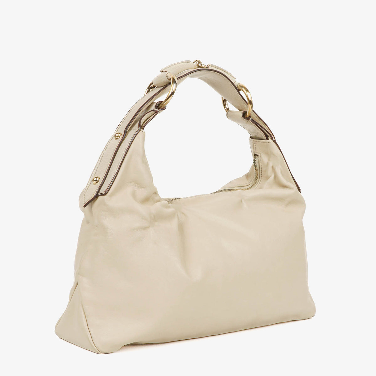 Gucci Leather Horsbit Hobo Bag