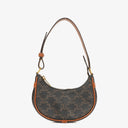 Celine Ava Triomphe Tan Shoulder Bag