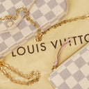 Louis Vuitton Felicie Pochette Damier Azur Canvas Bag