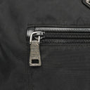 Prada Black Tessuto and Saffiano Leather Shoulder Bag